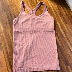 New - Lululemon Ebb to Street Ribbed Dusty Pink Tank Top